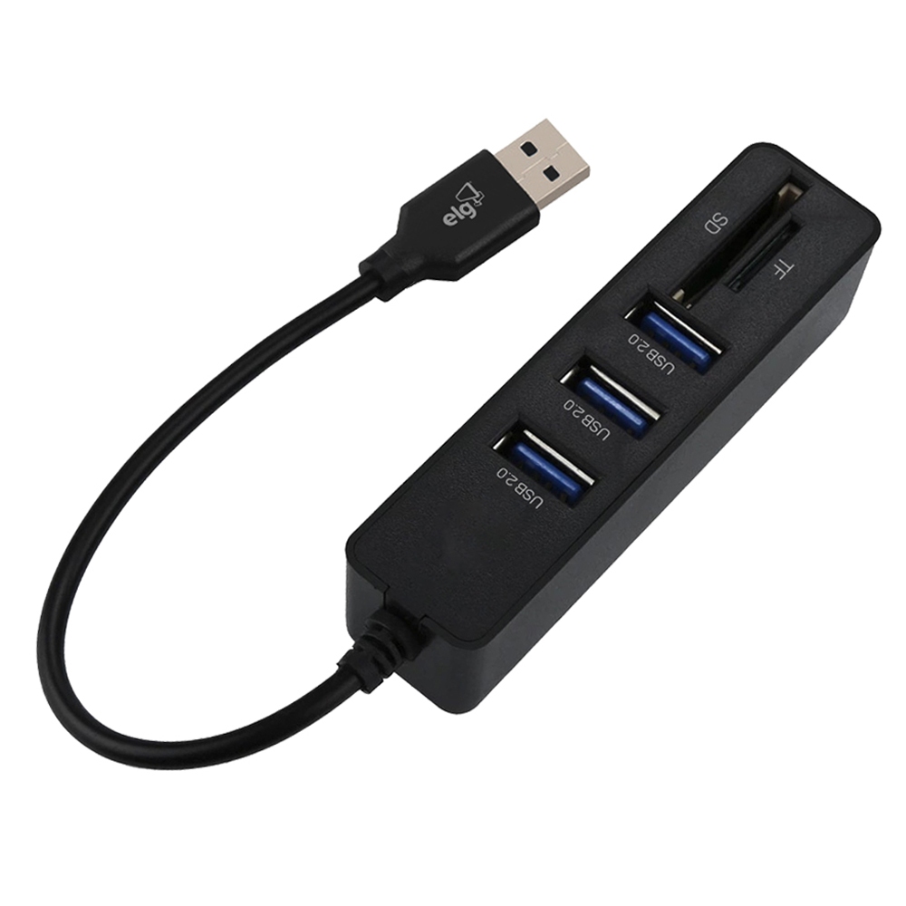 Adaptador HUB USB 5 em 1  - ELG - Computers & Accessories