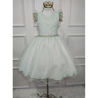 Vestido Infantil Brilho 4 ao 12 Para Aniversários, Casamentos e Ensaios Fotográficos em Oferta na Shopee
