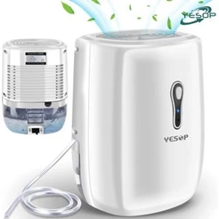 800ml Mini Air Desumidificador Elétrico Ambiente Antimofo Portátil E Bivolt 127/220V Yesop