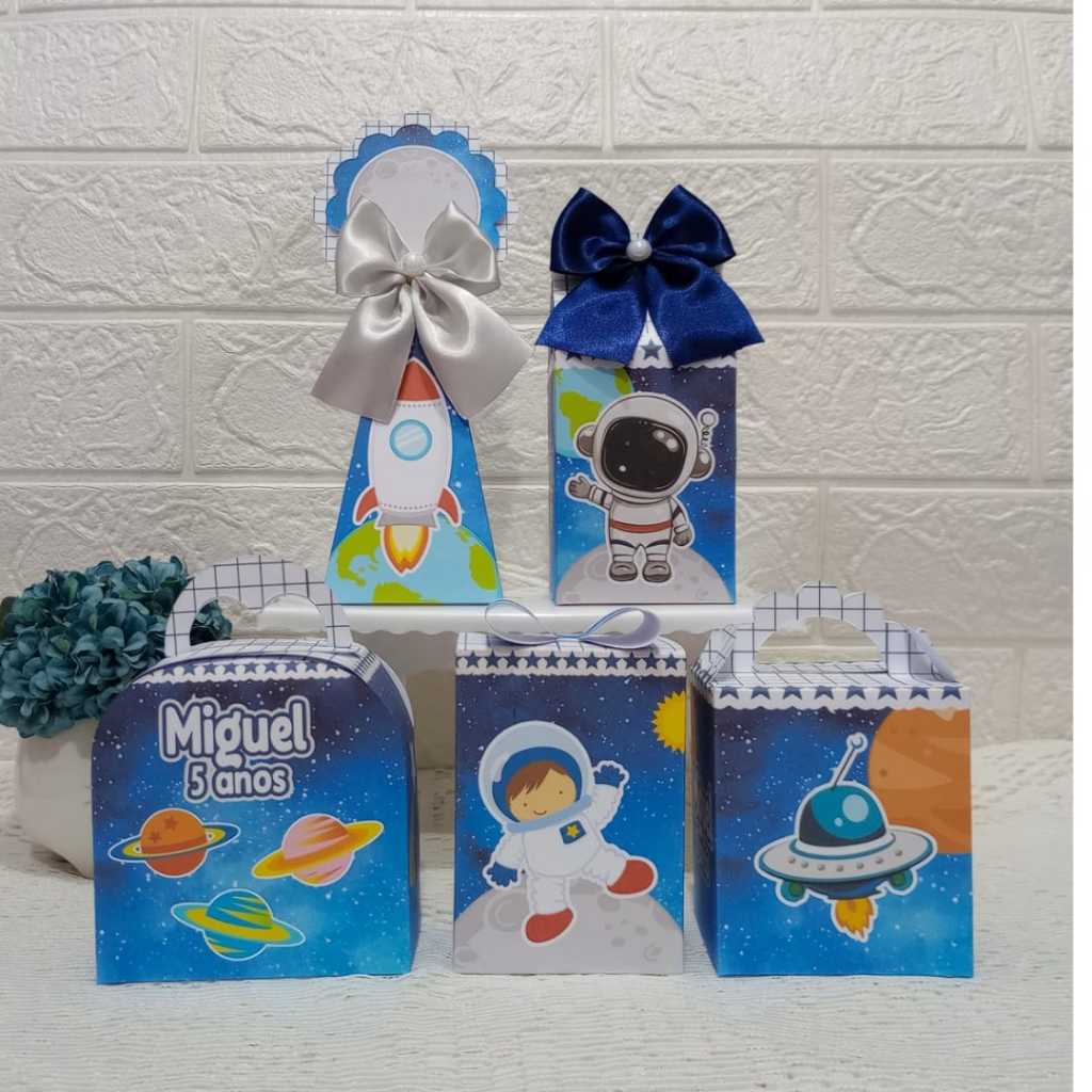 PEGUE E MONTE Kit Personalizados ASTRONAUTA Lembrancinha Festa Aniversário