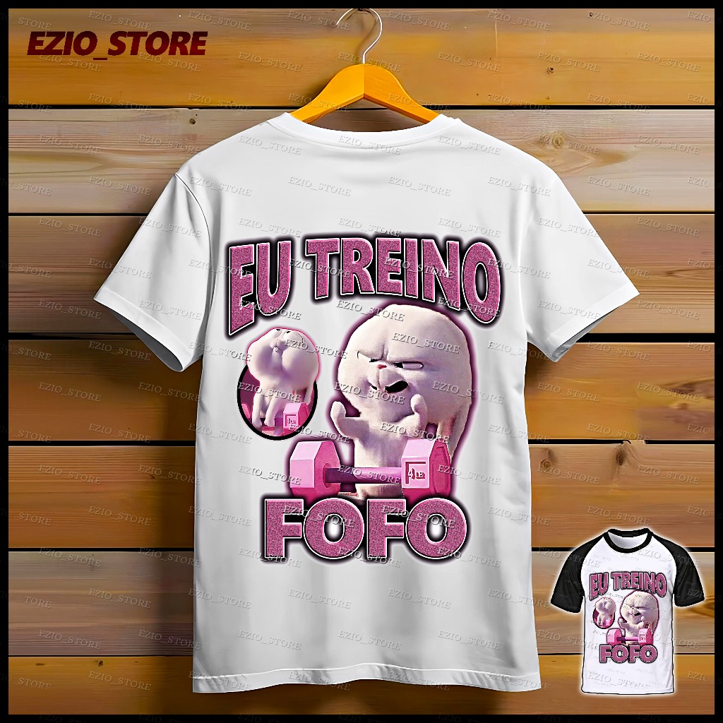 Camiseta "Eu Treino fofo" Snowball, Coelhinho Filme Pets Unissex,  Blusa Treino Fofo, Camisa Treino Fofo, Academia