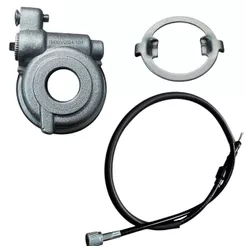 Kit De Cabo + Engrenagem De Velocímetro Cbx 250 Twister 01 Até 08