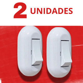 2  Interruptor Para Abajur Meio Cordão Pera Simples Branco  ( 2 UNIDADES) em Oferta na Shopee