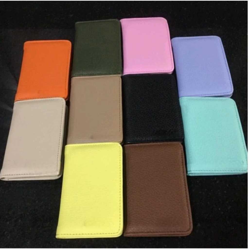 porta cartão slim feminino kit 4 unidades para presente