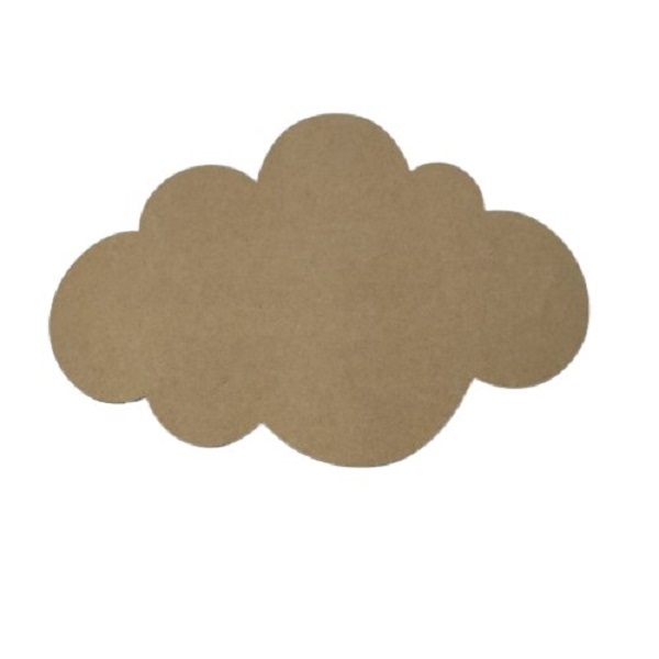 Recorte Nuvem 45x65cm MDF 3mm em Oferta na Shopee