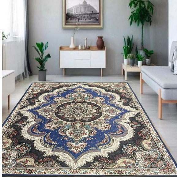 Tapete Sala Geométrico 2,00 X 1,40 Mt Veludo Indiano Macio Antiderrapante em Oferta na Shopee