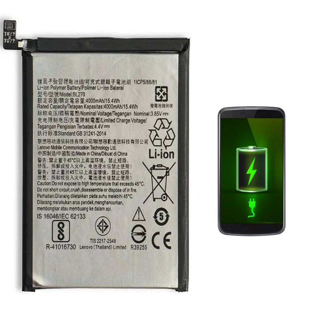 BATERIA BL270 COMPATÍVEL G6 PLAY XT1922 E5 XT1944 VIBE K6 PLUS