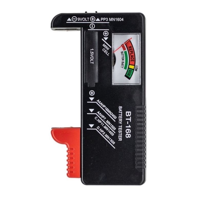 Medidor Testador Pilha Bateria Teste Aa Aaa 9v Carga Moeda
