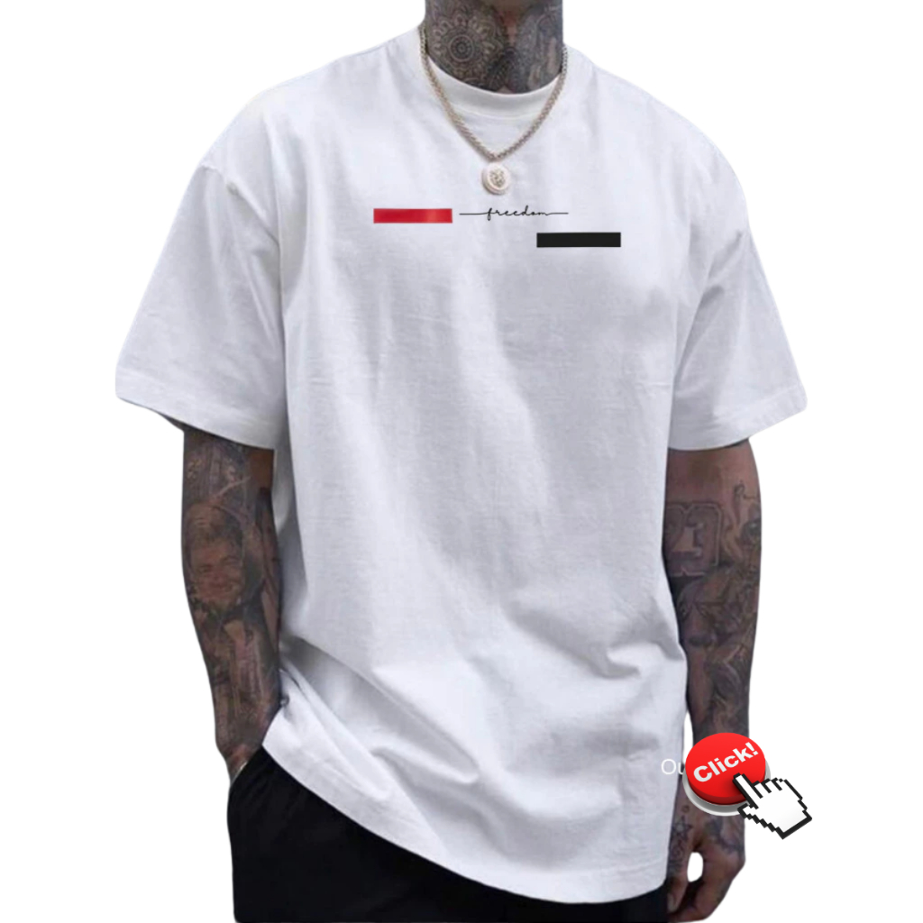 Camiseta Masculina Liberdade Freedom Camisa Lançamento Premium 100% algodão