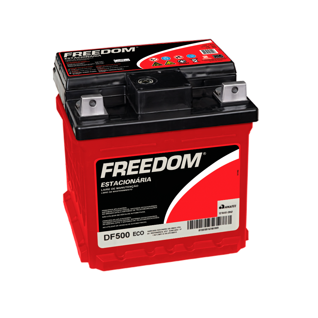 Bateria estacionária Freedom DF500 40ah nobreak painel solar