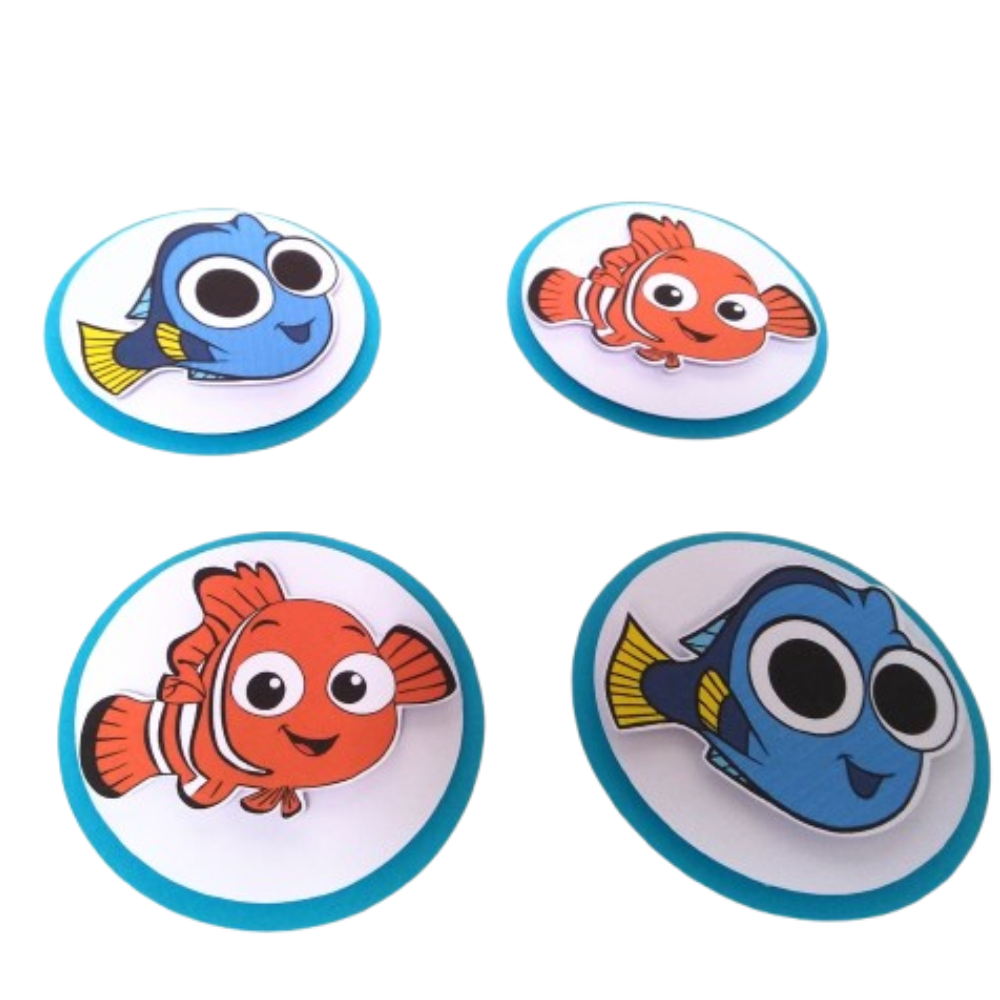 Tag procurando nemo - aplique procurando nemo - tag nemo - aplique nemo - aplique nemo e dory
