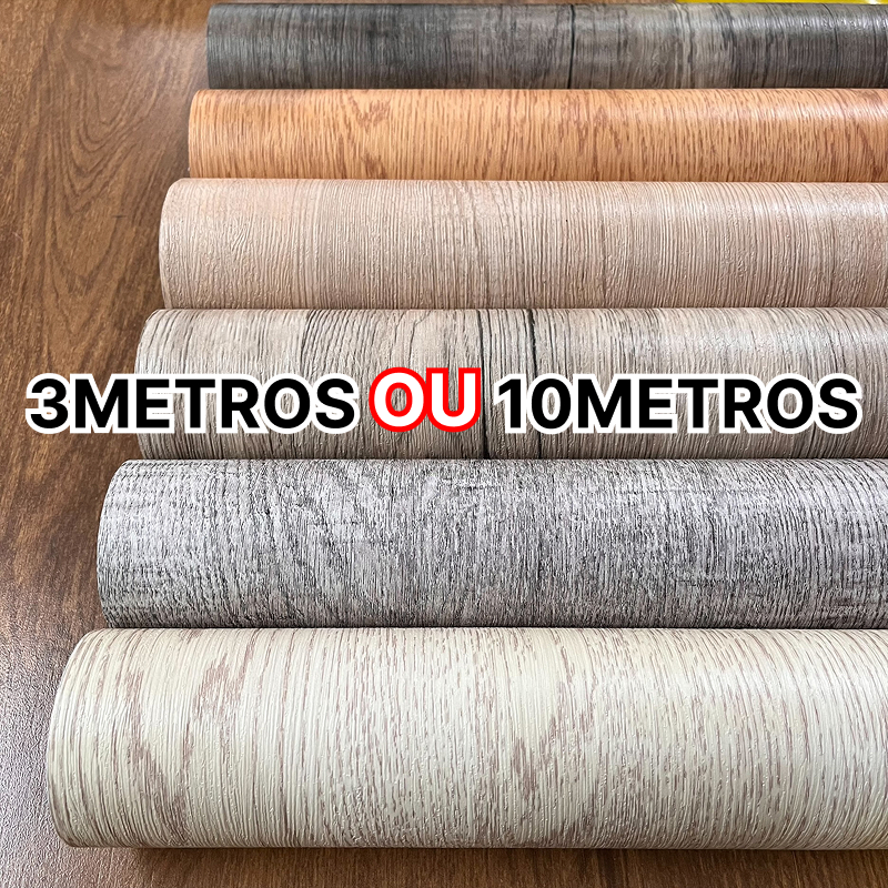 Papel Adesivo de Madeira Autocolante Texturizado Moldável Para Móveis Parede Quarto Sala Cozinha