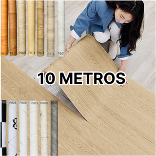 Adesivo Para Piso, Vinilico Autocolante 10MX61CM Proprio Para Chão Quarto, Cozinha, Sala, Banheiro em Oferta na Shopee