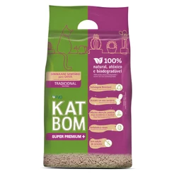 Areia Higiênica Katbom Para Gatos Granulado Tradicional 3kg