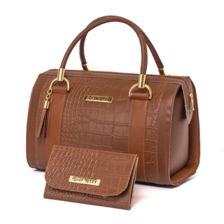 Kit Bolsa Baú com Carteira Feminina Elegante de Mão e Alça para ombro Transversal Lançamento em Oferta na Shopee