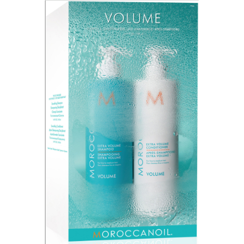 Kit Moroccanoil Extra Volume Shampoo + Condicionador 500ml Original