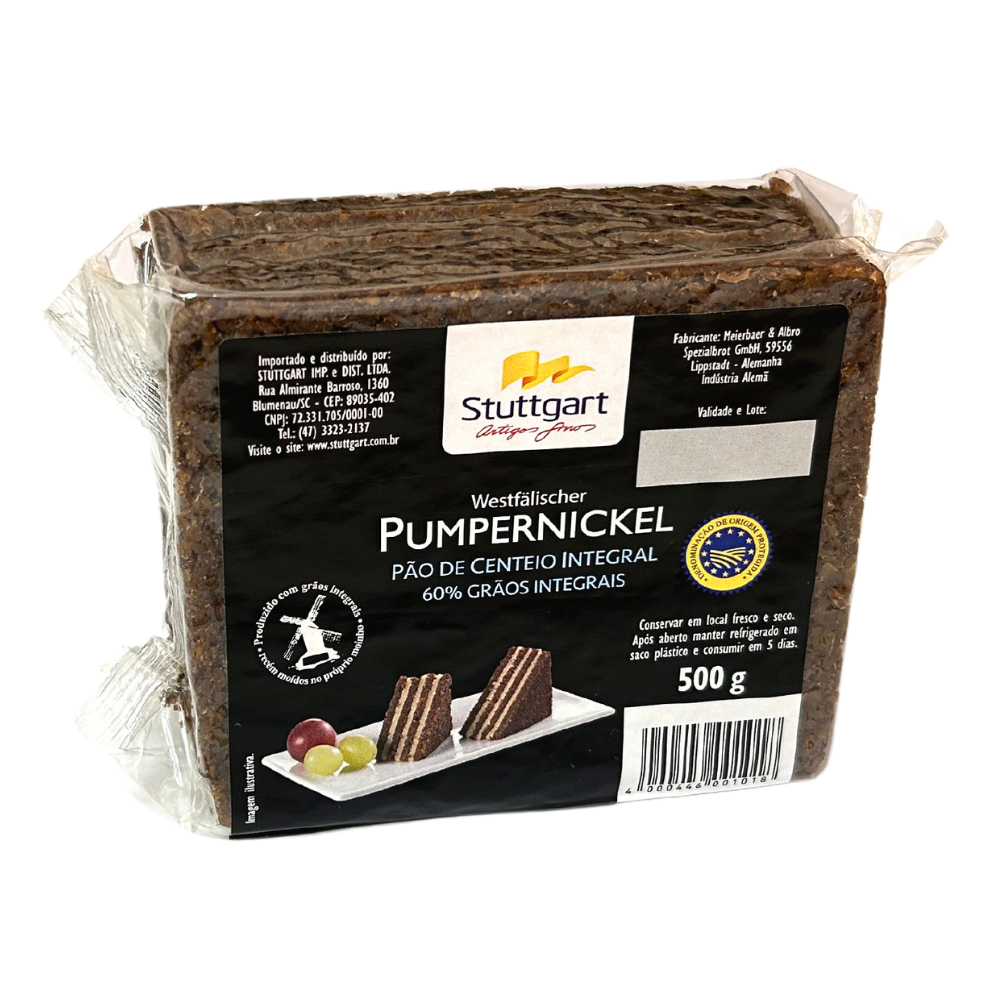 Pão mestemacher pumpernickel 250g centeio integral
