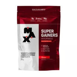 Super Gainers Max Titanium Morango Refil 3kg