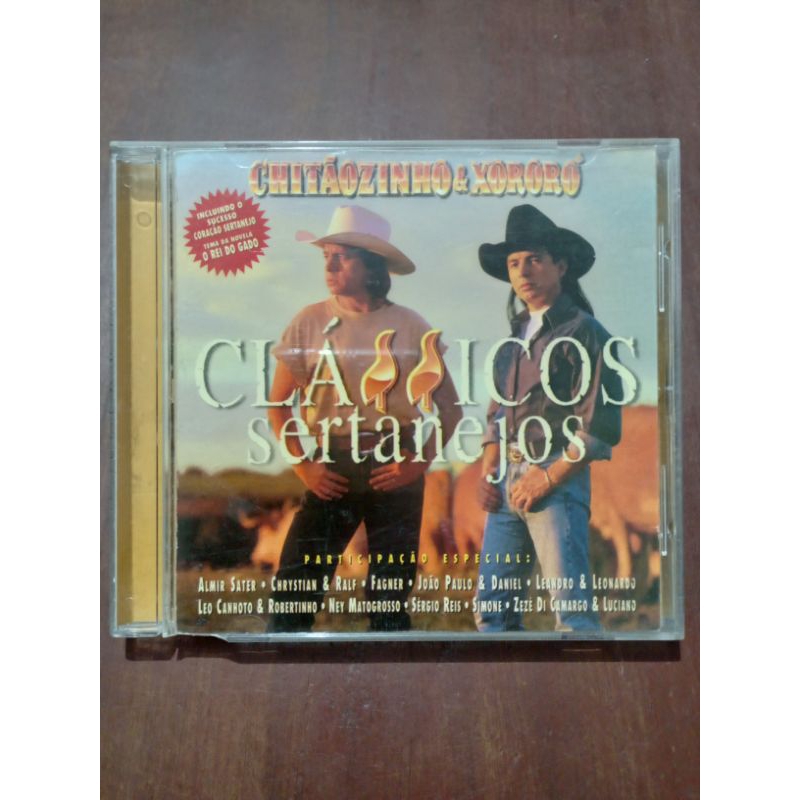 CD Chitãozinho E Xororó Clássicos Sertanejos 1996