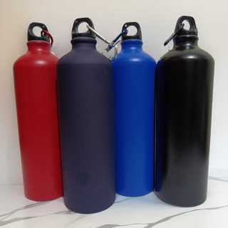 Squeezes Garrafa Aluminio 1L-Tampa Mosquete cores variadas Para Academia 1L