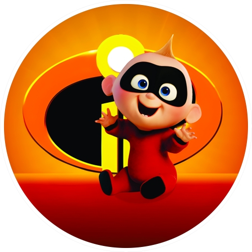 Capa Para Painel Redondo Tema Os Incriveis Festa Decoração Tecido Sublimado em Oferta na Shopee