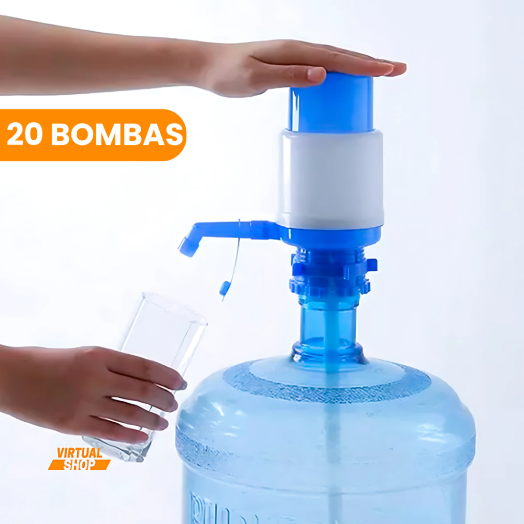 20 Bomba Manual Galão 10/20 Litros Água Mineral Do Bico P/ Copo em Oferta na Shopee