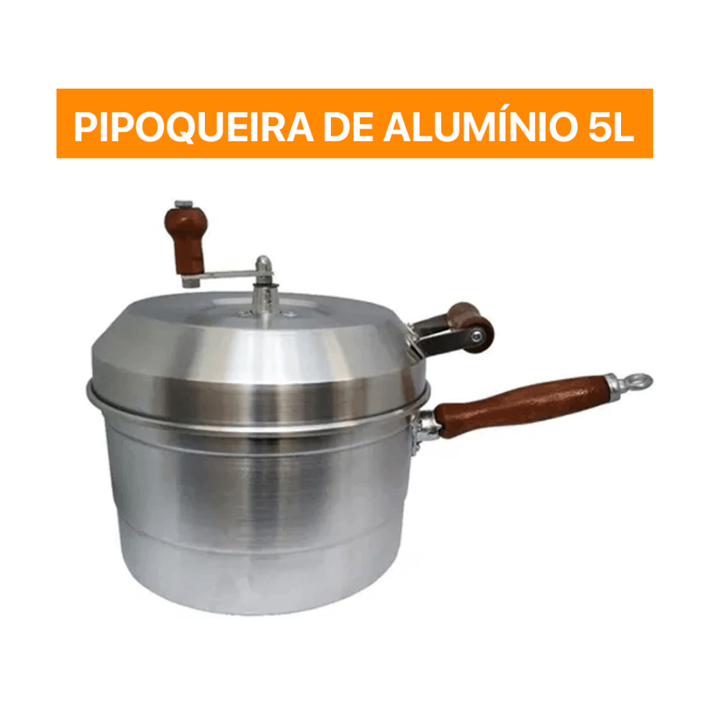 Panela Pipoqueira de Alumínio 5l