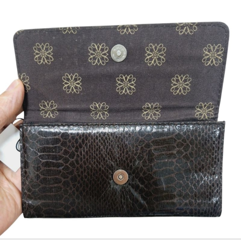 Carteira de Mão Feminina porta Documentos com Divisória Material Corvin Sintético da Avon