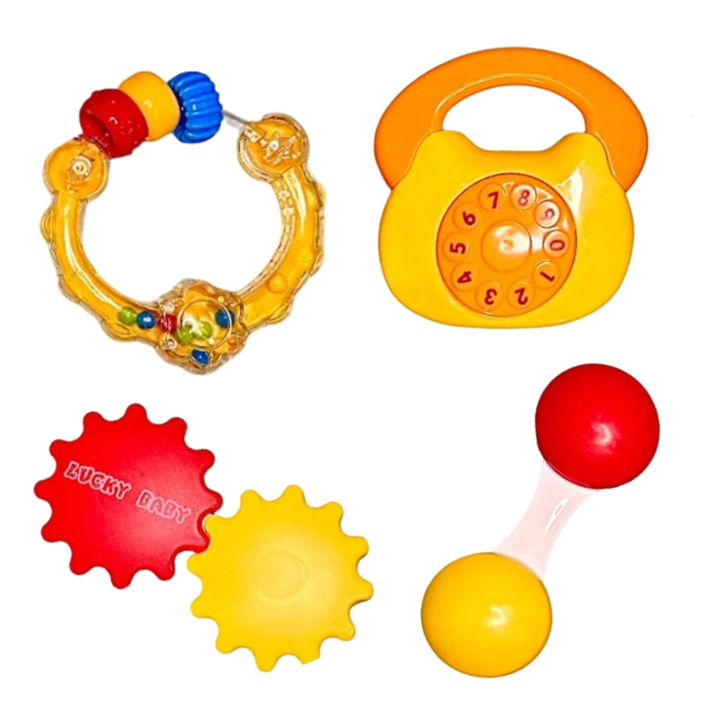 kit chocalhos infantil brinquedo para bebe sensorial 1° infancia interativo macio divertido