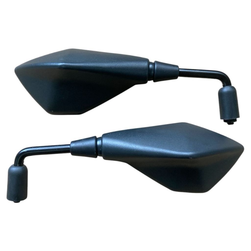 Par de Retrovisor Modelo Kawasaki Z400 Rebaixado Haste Curta ou Média Rosca Honda — imagem 2 de 2