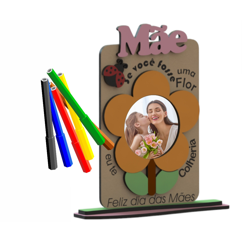 10 Lembrancinhas Dia Das Mães Para Colorir E Colar Foto em Oferta na Shopee