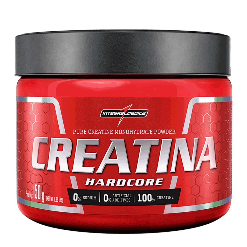 Integralmédica - Creatina em Pó Hardcore 100% Pura e Monohidratada - 150g
