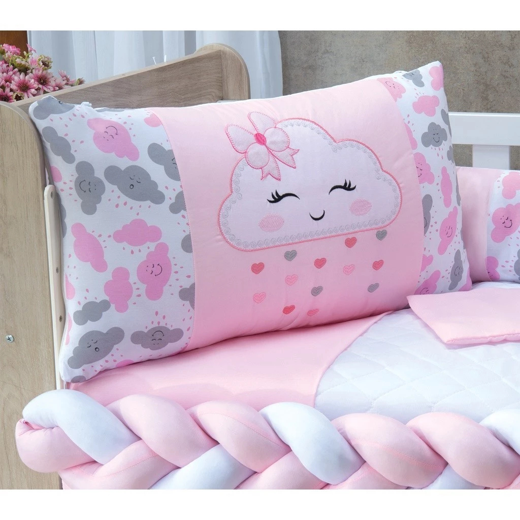 Kit Berço Menina 11 Peças Completo Padrão Americano em Oferta na Shopee