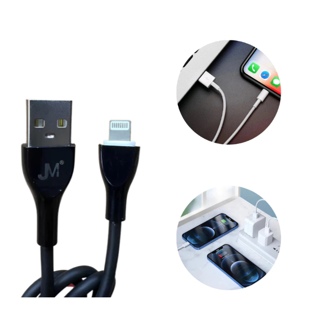 Kit 2 Cabo Usb Lightning Dados E Carregamento 1m Carga Rápida