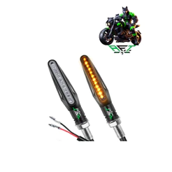 Pisca Palito Seta Moto Universal LED Sequencial Esportivo Slim HONDA/YAMAHA TODAS PARAFUSOS