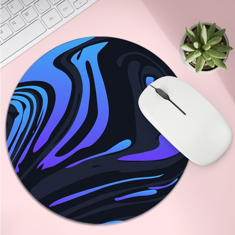 Mouse Pad Gamer Redondo 20x20cm Speed Estampa Abstrata Diversos Modelos