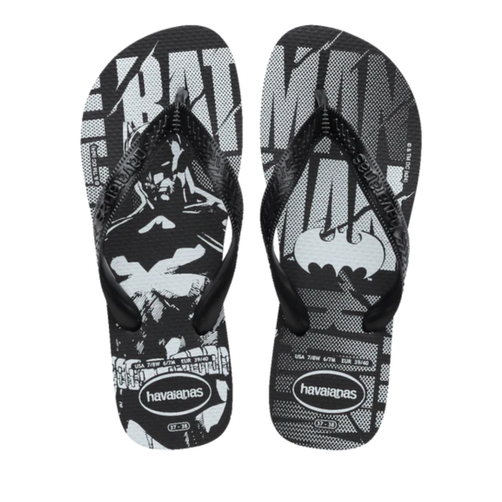 HAVAIANAS DC TOP LOGOMANIA BATMAN ORIGINAL HEROIS