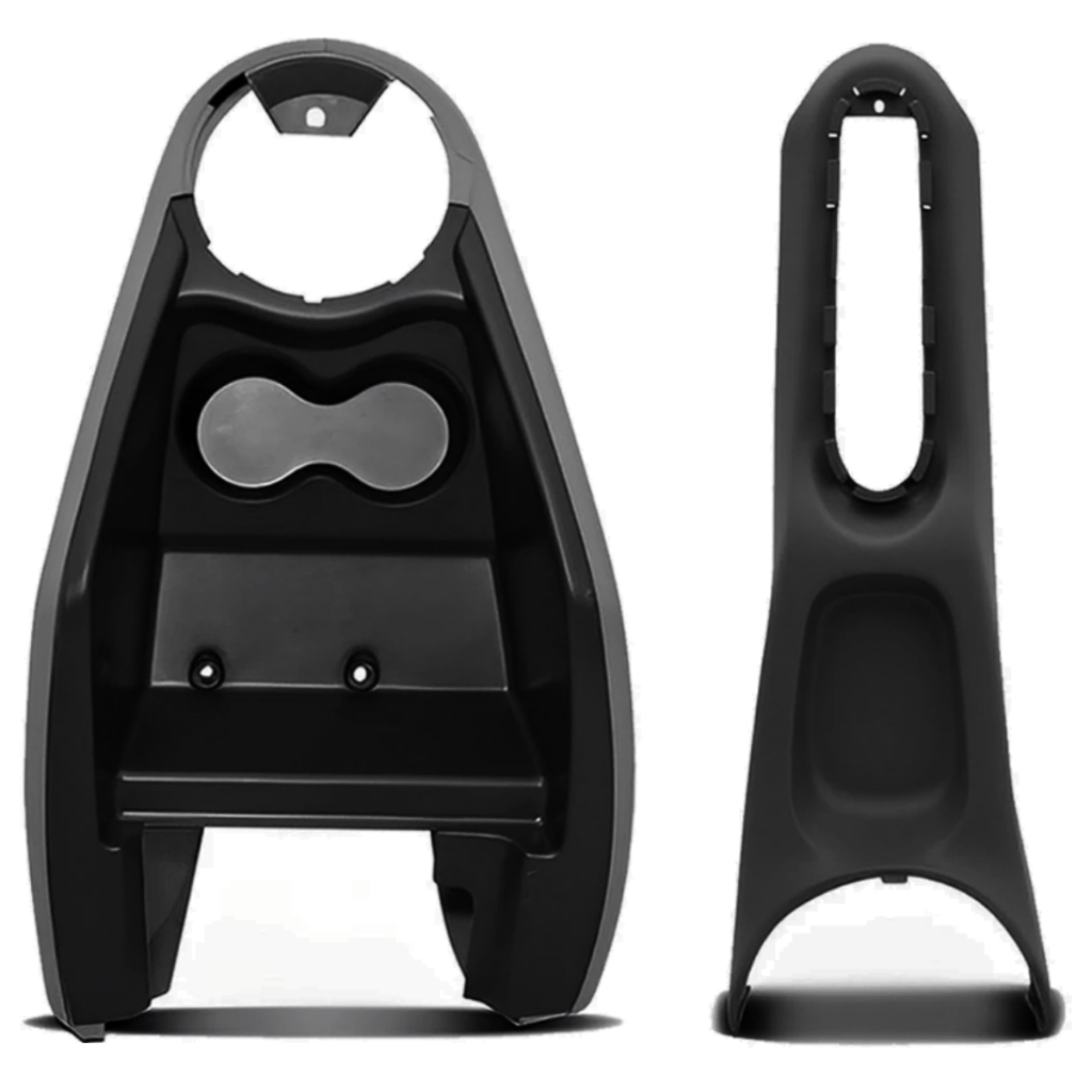 Console Central Prolongador Porta Copo Gol Saveiro Parati G3 1999 2000 2001 2002 2003 2004 05 Preto