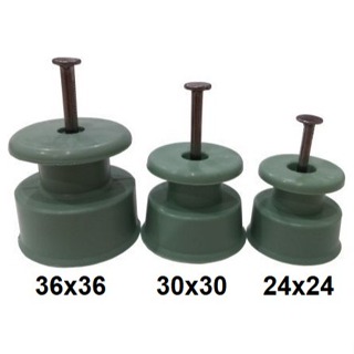 Kit Isolador Roldana Com Prego P/ Cerca Elétrica e Suporte Para Fios 24x24, 30x30 e 36x36 Cerca Gado Elétrico Cabo em Oferta na Shopee