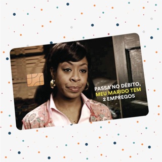 Adesivo para Cartão de Credito Rochele Meu Marido tem Dois Empregos em Oferta na Shopee