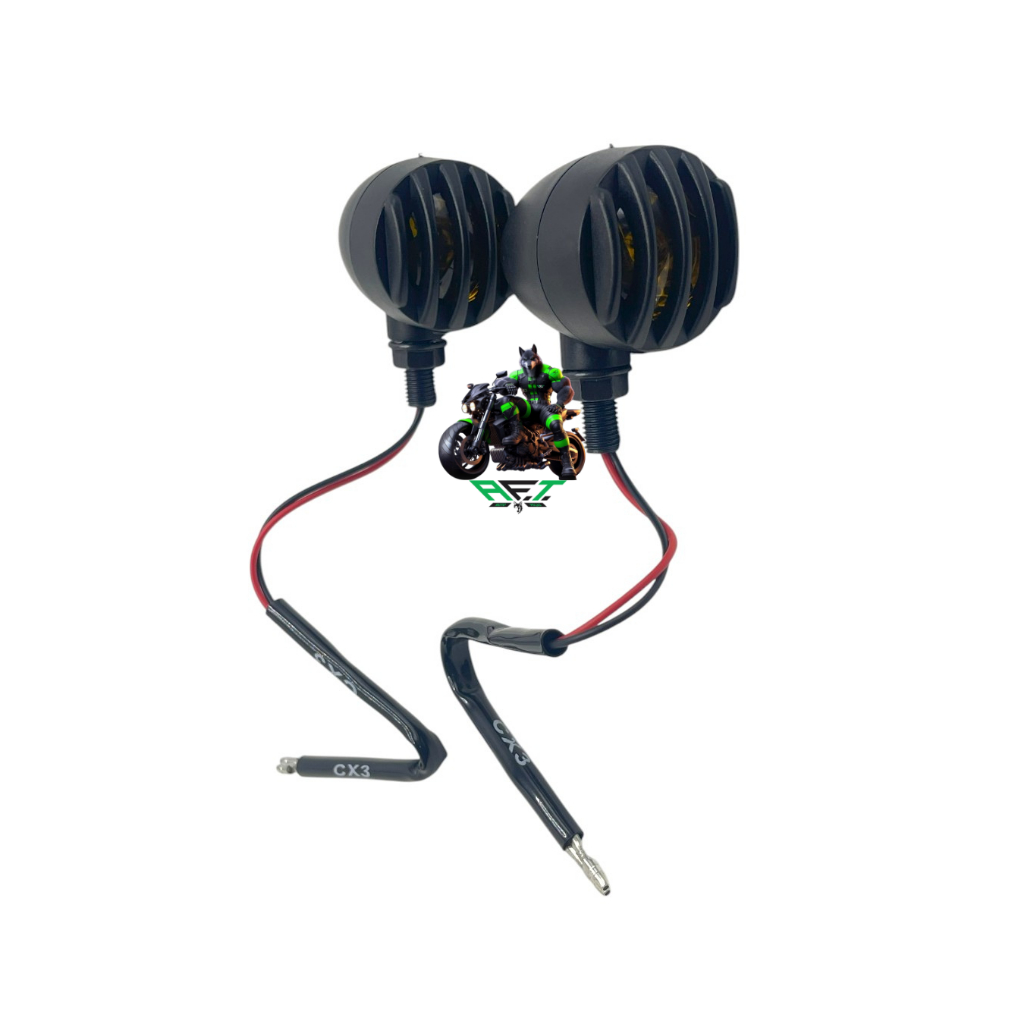 Pisca Seta Moto Bullet Custom Choppers Bobber Custom Harley Abs 2 Fios em Oferta na Shopee