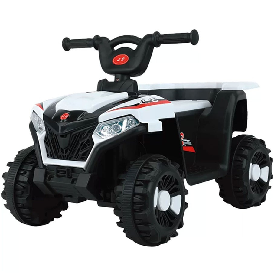Quadriciclo Infantil Elétrico 6v Carrinho Andador Zippy Toys com Farol e Marcha Frente e Ré