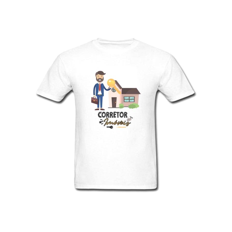 Camiseta Valorizando o Trabalho do Corretor de Imóveis e a Realização de Sonhos