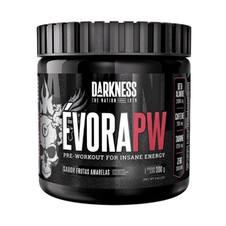 Evora Pré-Treino 300g Darkness - Suplemento com Cafeína e Balanço Energético para Máximo Desempenho em Oferta na Shopee