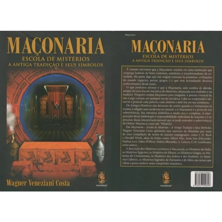 Livro Maçonaria, Escola De Mistérios - Wagner Vereziani Costa
