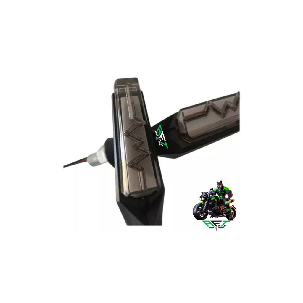 Pisca Seta Led Esportivo Slim Sequencial Raio Universal