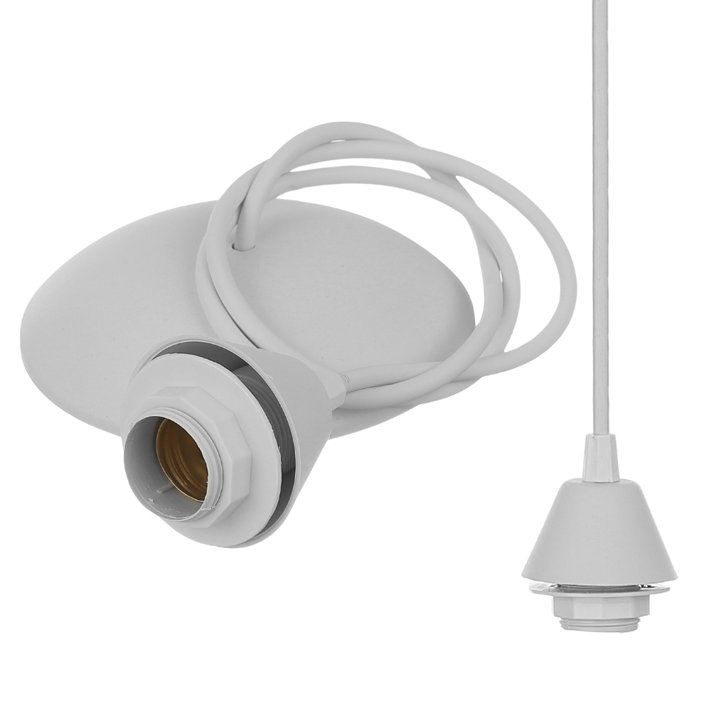 Kit 5 Luminárias Pendente para Quarto Sala Cozinha com Soquete Rosca Longa E27 para 1 Lâmpada Bivolt Completo em Oferta na Shopee