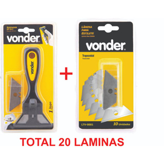 Raspador De Vidro Plano Com 10 Laminas ou 20 laminas Rp011 em Oferta na Shopee