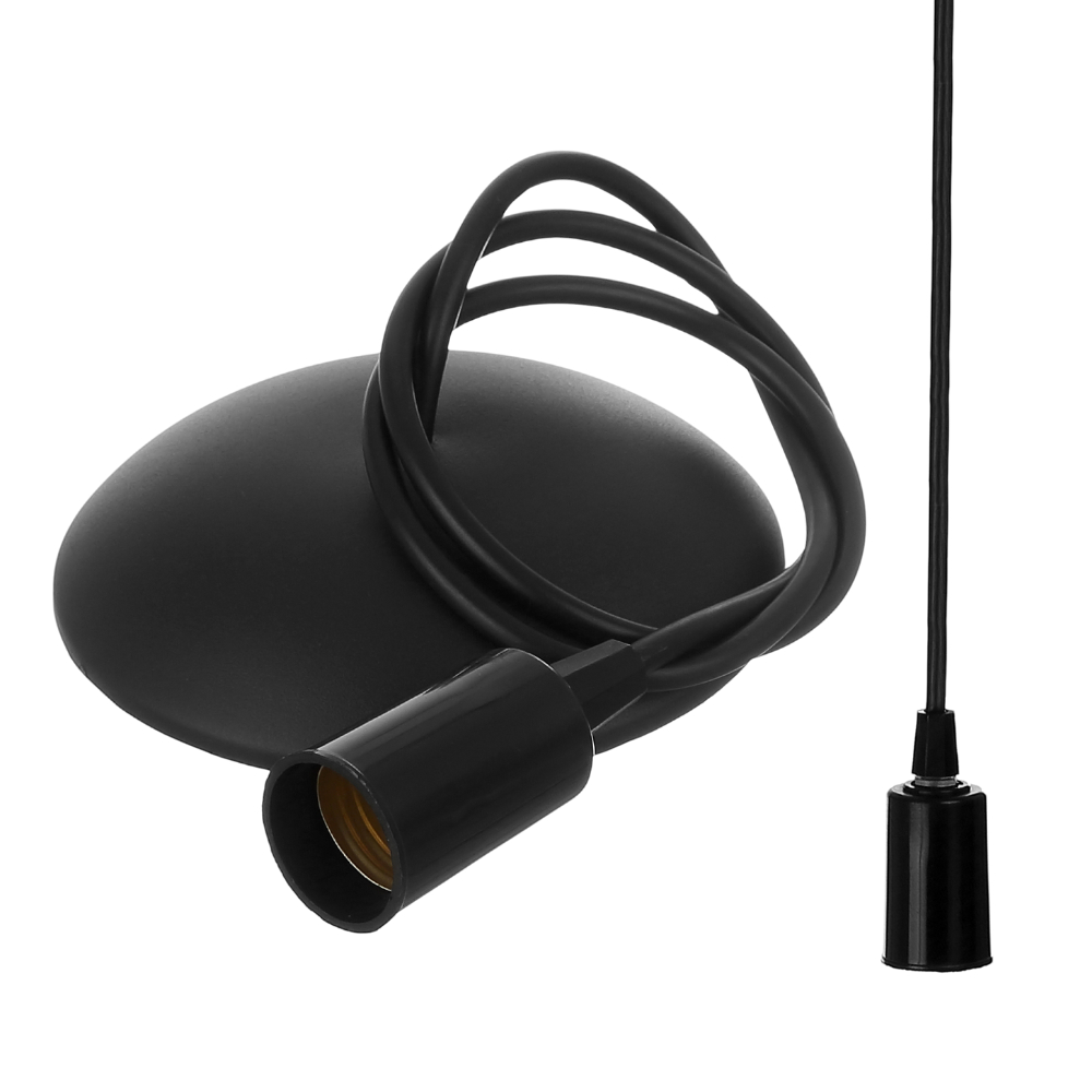 Kit 8 Luminárias Pendente Decorativo de Sobrepor o Teto com Soquete Liso E27 para 1 Lâmpada Bivolt Completo