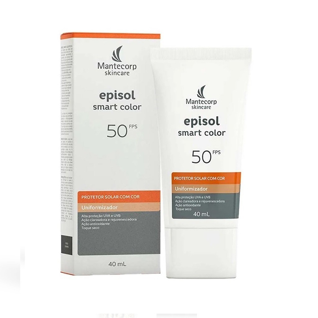 Protetor Solar Facial Episol Smart Color FPS 50 - 40ml